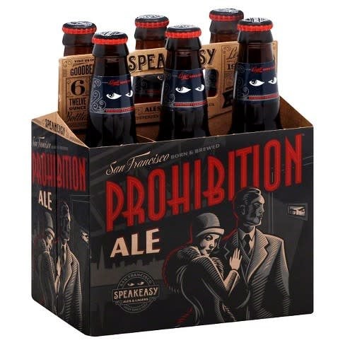 Speakeasy Prohibition Ale ABV 6.1% 6 Pack