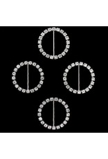 Irish Rhinestone Buckle, pair.