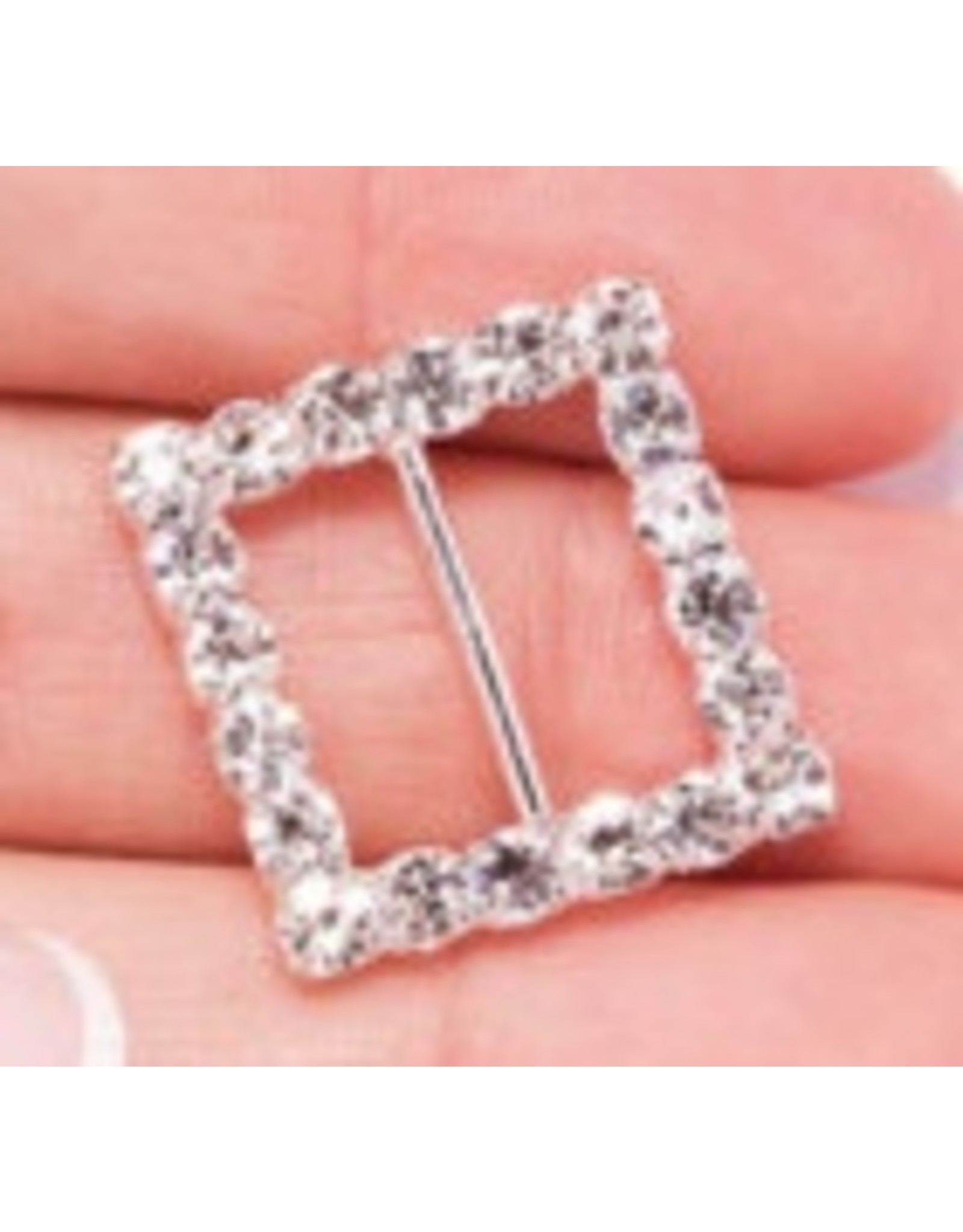 Irish Rhinestone Buckle, pair.