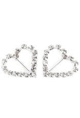 Irish Rhinestone Buckle, pair.