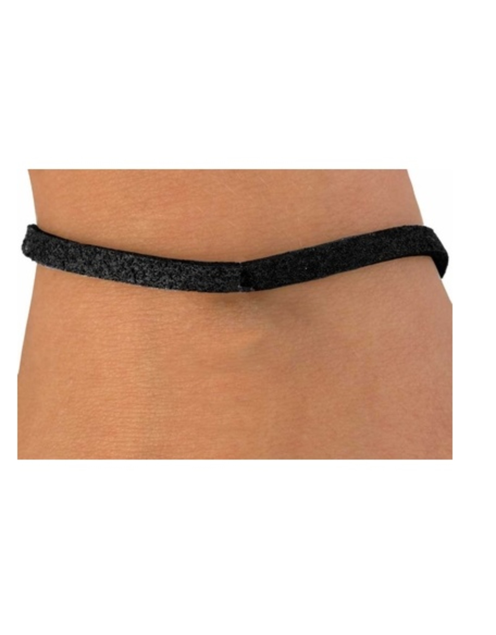 Black Leatherette Bracelet