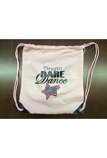 Dream Dare Dance Cinch Sack - Promotion Light Pink