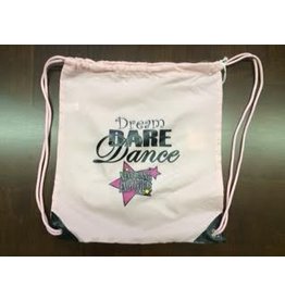 Dream Dare Dance Cinch Sack - Promotion Light Pink