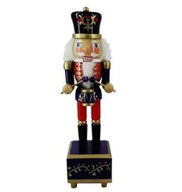 Nutcracker Ballet Gifts Nutcracker on Music Box traditional Colors 12 Inch