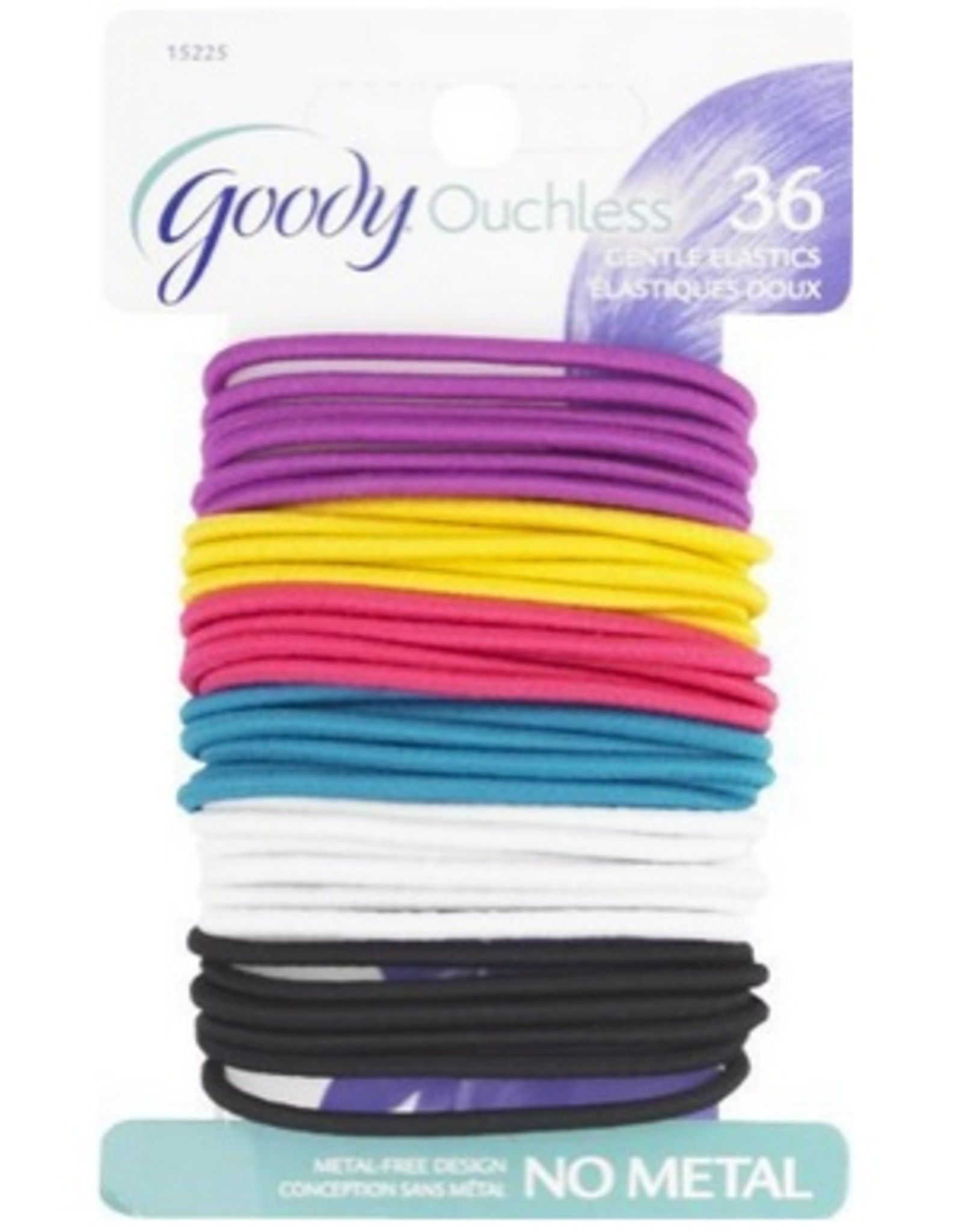 Goody Ouchless Brooke 2MM Elastics 36P