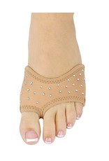 Danshuz Neoprene Solid W/Rhinestone Half Sole