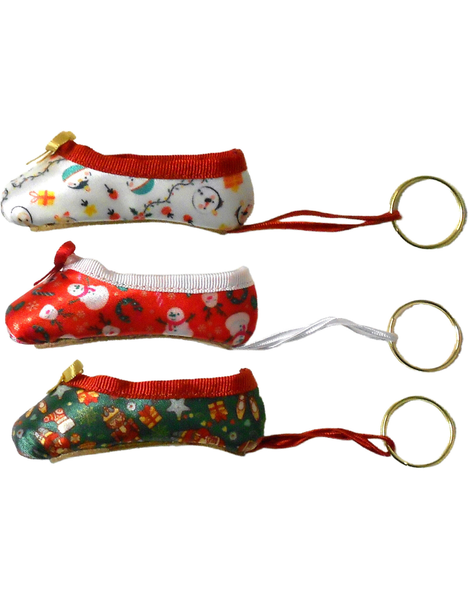 Pillows for Pointes Holiday Pointe Shoe Key Rings