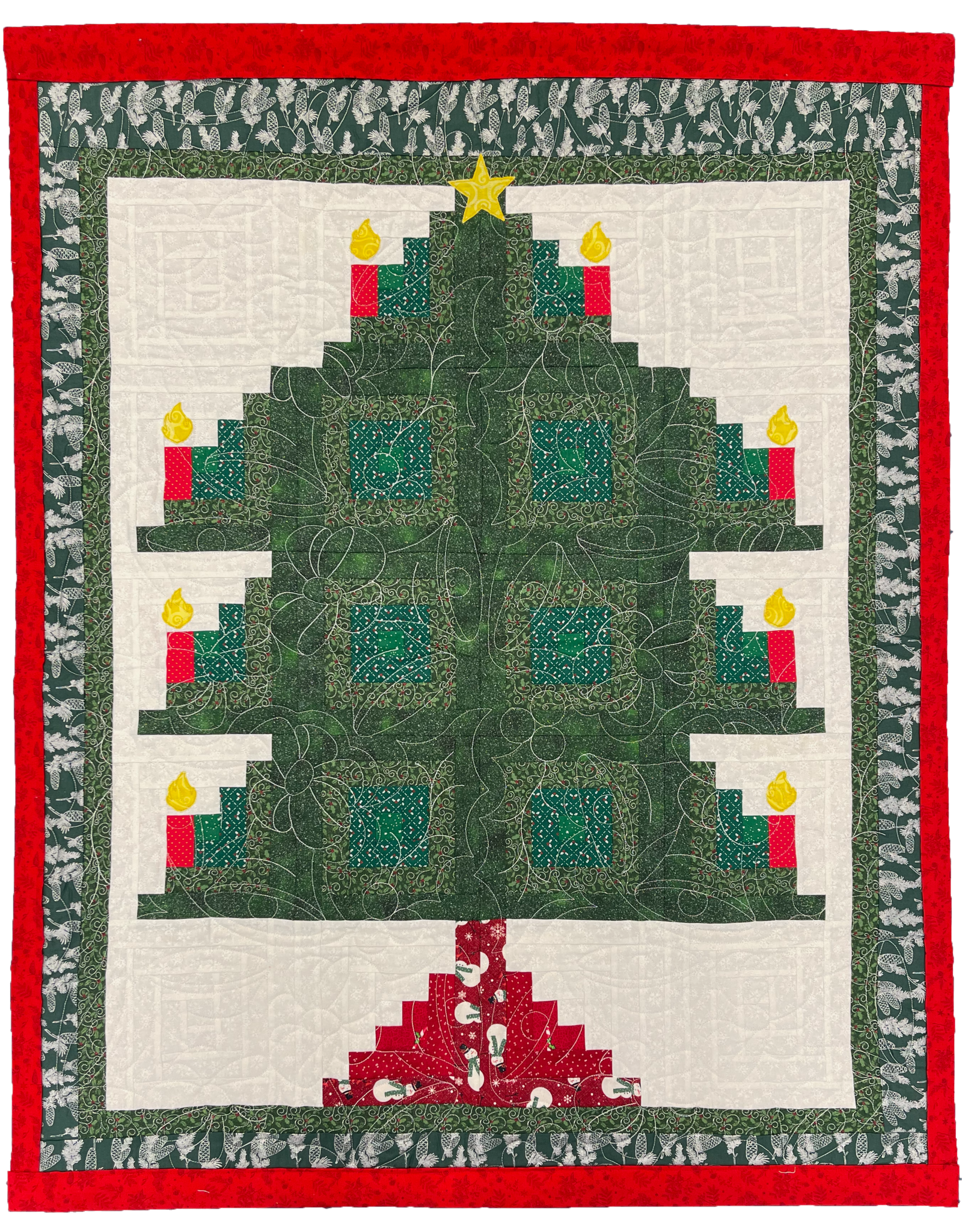 Candlelight Christmas Wall Hanging Pattern