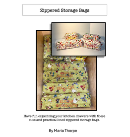 Zippered Storage Bags Pattern
