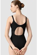 Wide Strap Weave Waist Leotard