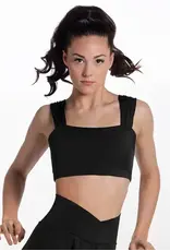 Weissman Shirred Strap Bra Top