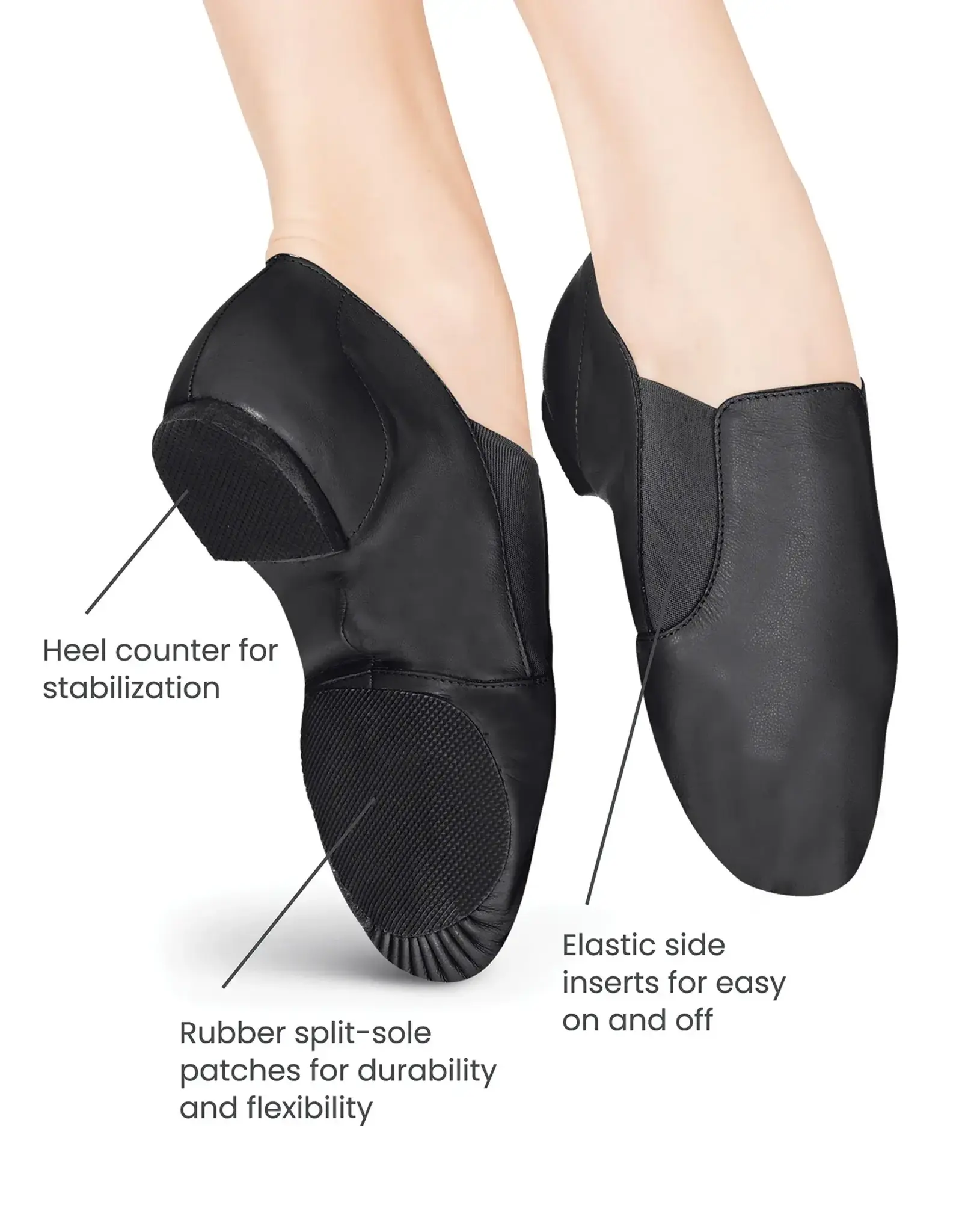 Adult Side Inserts Jazz Shoe