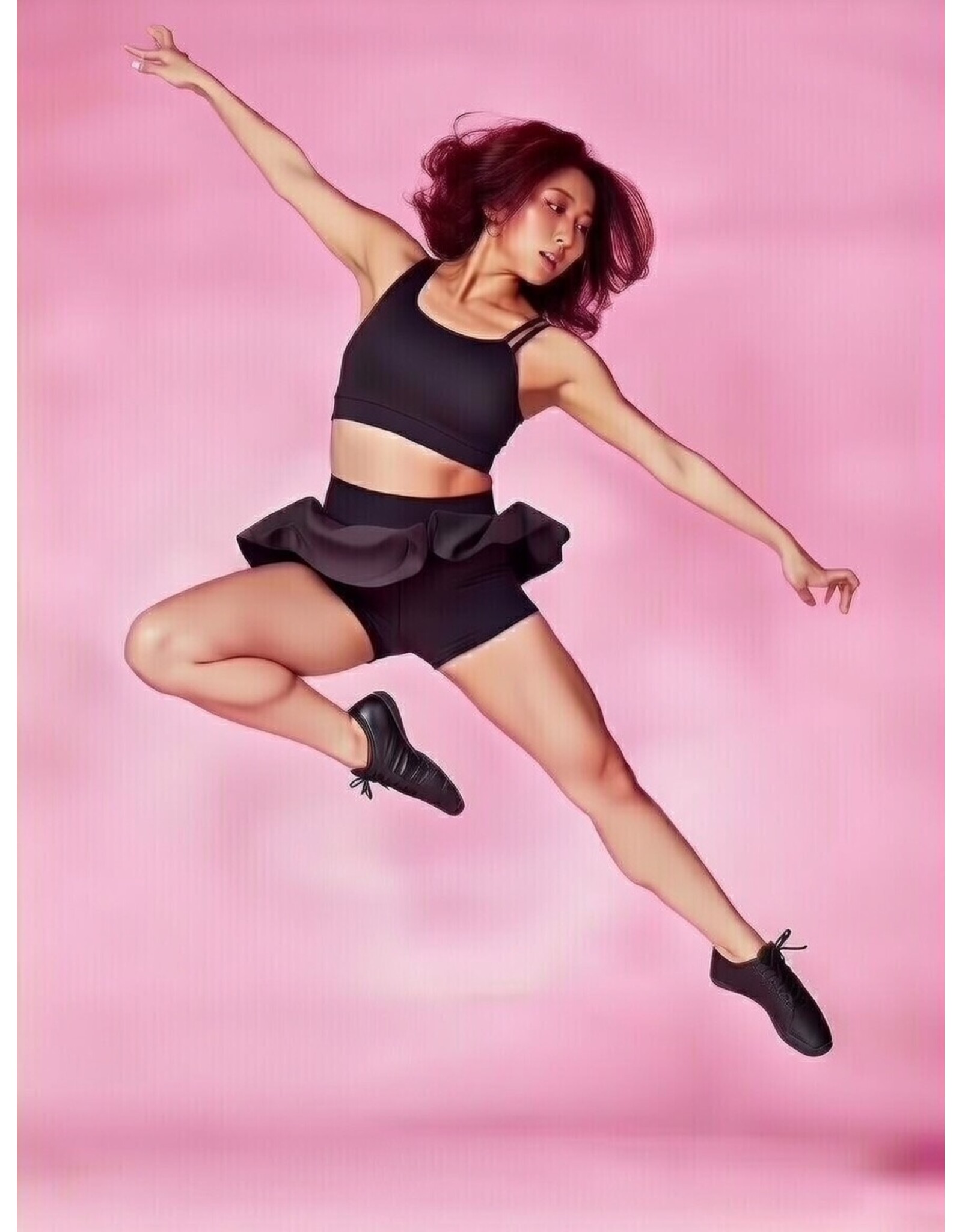 Capezio Asymmetric Double Strap Top