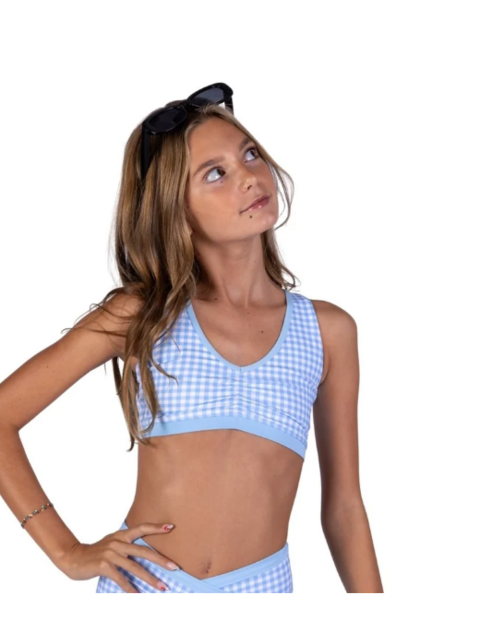 Gingham Dance Top