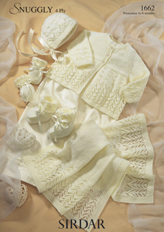 Sirdar 1662 Sirdar Snuggly 4 ply Lace Layette