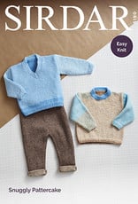 Sirdar 5190 Sirdar Pattercake Boys Sweater Crew or V-neck