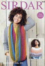 Sirdar 8028 Sirdar ColourWheel DK Crochet Cowl