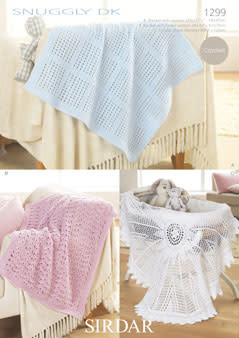 Sirdar Sirdar 1299 Lacy Baby Blankets