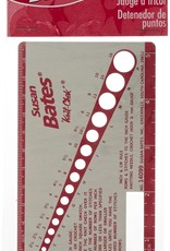 Susan Bates Bates 14099 Knit Chek Needle Sizer Gauge Ruler