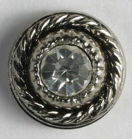 Dill Buttons 330592 Metal Swirl Rhinestone 11 mm