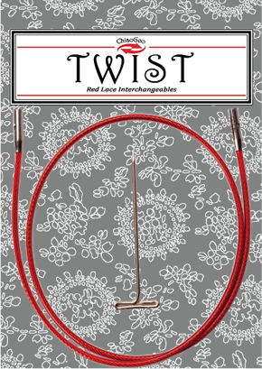 ChiaoGoo ChiaoGoo Twist Red 30" Cable LARGE
