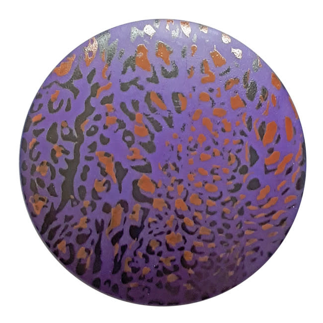 Dill Buttons 313824 Purple Crackle Button 20 mm