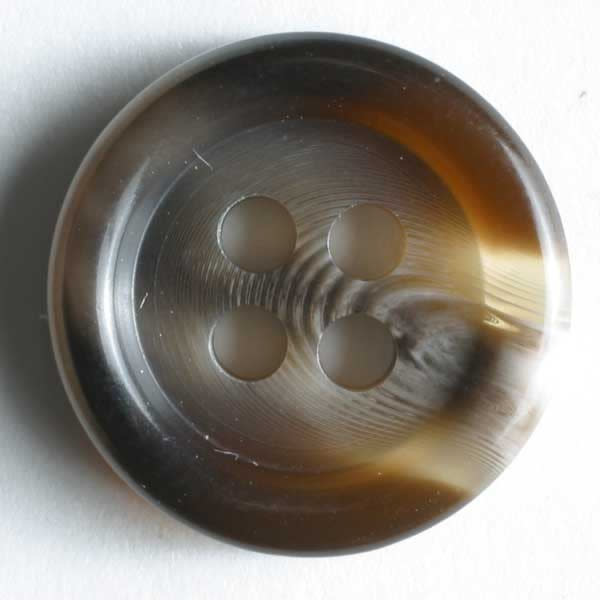 Dill Buttons 190044 Brown Shell Button 13 mm