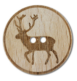 Dill Buttons 311024 Elk Wood Button 23mm