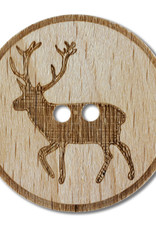 Dill Buttons 281127 Elk Wood Button 18 mm