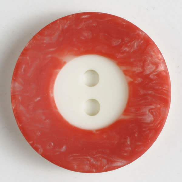Dill Buttons 251295 Coral Border Button 18 mm