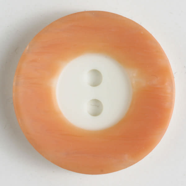 Dill Buttons 251297 Orange Border Button 18 mm