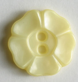 Dill Buttons 190762 Yellow Petal Button 13mm