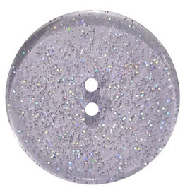Dill Buttons 344879 Blue Glitter Button 18mm