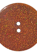 Dill Buttons 344878 Brown Glitter Button 18mm