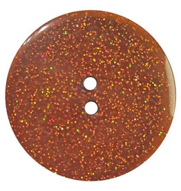 Dill Buttons 344878 Brown Glitter Button 18mm