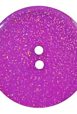 Dill Buttons 344882 Purple Glitter Button 18mm