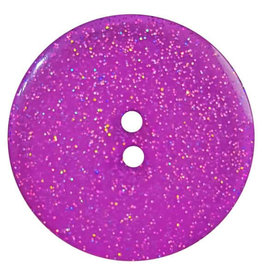 Dill Buttons 344882 Purple Glitter Button 18mm