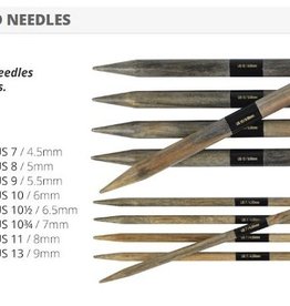 LYKKECRAFTS Lykke Driftwood 6" Double Point Needles