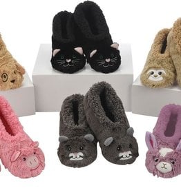 Snoozies Kids Furry Foot Pals Snoozie Slippers