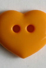 Dill Buttons 211457 Marigold Heart button 15mm