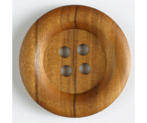 Dill Buttons 230324 WOOD 4 HOLE button 18MM