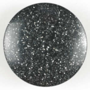 Dill Buttons 240640 Black Glitter Button 13mm