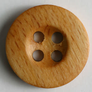 Dill Buttons 240645 WOOD 4 HOLE button 20 MM