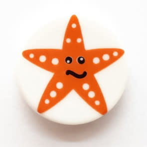Dill Buttons 241231 Starfish Button 14 mm