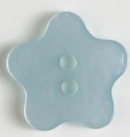 Dill Buttons 370316 Flower 23mm Aqua