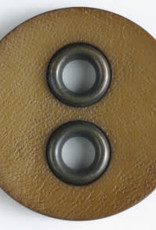 Dill Buttons 340829 Tan Faux Leather 23mm