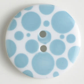 Dill Buttons Polka Dots 20 mm 310653 AQUA