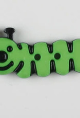 Dill Buttons 341119 Green Caterpillar 30mm