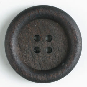 Dill Buttons 320485 BLACK WOOD 28MM
