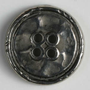 Dill Buttons Hammered Metal 15mm 241078